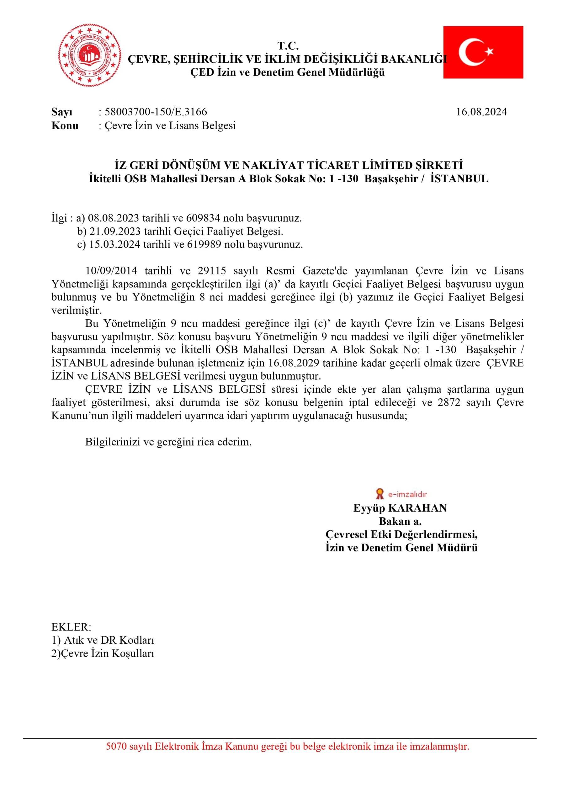 Lisanslarımız